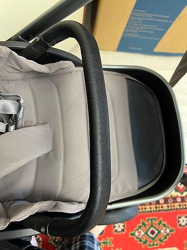 Коляски: Коляска, цвет - Серебристый, Б/у — 14