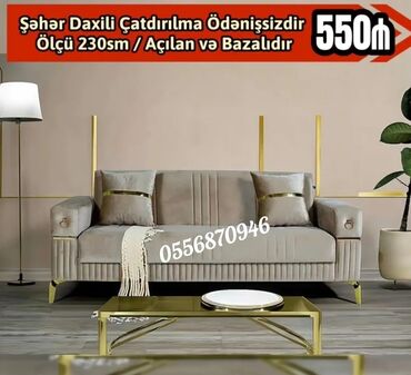 Divanlar: Künc divan, Yeni, Açılan, Bazalı, Parça, Şəhərdaxili pulsuz çatdırılma — 26