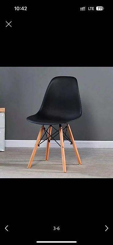 eames: Пластиковый стул, Новый, Платная доставка, Самовывоз, цвет - Белый — 3