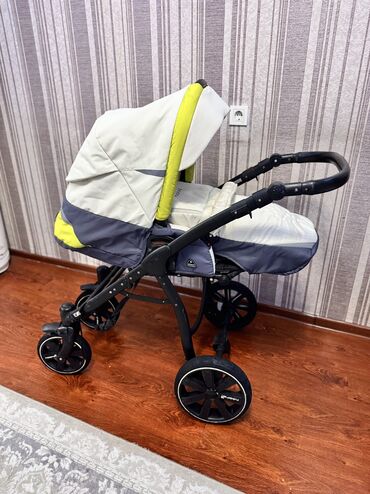 Коляски: Коляска, цвет - Желтый, Б/у — 5