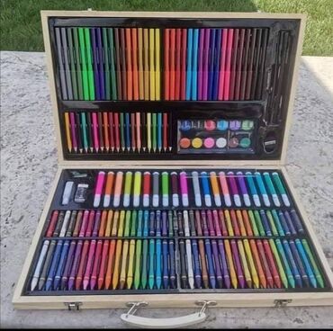 Ostale dečije stvari: Kreativni set Drvene, Vodene,Flomasteri, Voštane 180 KOM Kreativni — 5