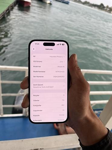 blincik xemiri satisi: IPhone 15, 128 GB, Qara, Face ID — 4