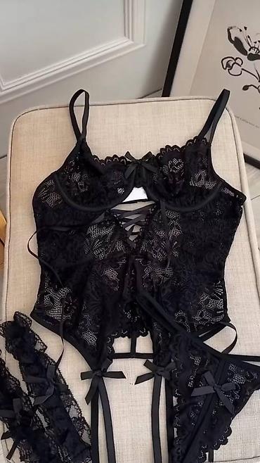 Комплекты: Комплект, Пеньюар, Стринги, С кружевом — 7