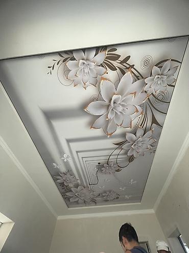 Натяжной потолок: Натяжной потолок Глянцевое, Матовое, 3D потолки Гарантия, Бесплатная консультация, Бесплатный замер — 9