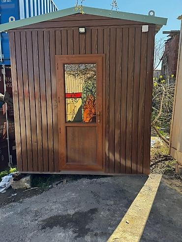 Konteyner Konteyner Uzunu 2.5 met eni 2.4 met muhafizə otagı Şəhər