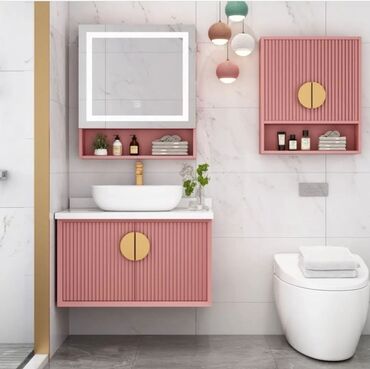 Sifarişlə qonaq dəstləri: Hamam mebeləri Moydadırlar dolablar led işığlı güzgülər duş kabinələr — 30