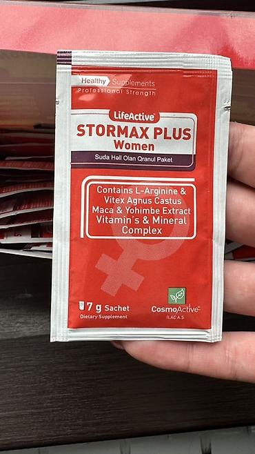 evalar vitamin c: LifeActive STORMAX PLUS Women – suda həll olan qranul paket İçində 39 — 3