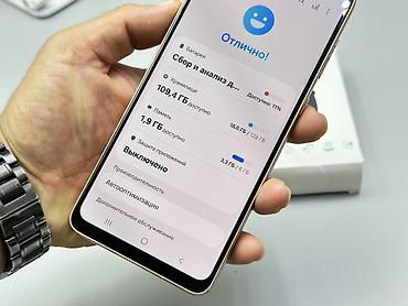 Уюлдук телефондор жана аксессуарлар: Samsung Galaxy A33 5G, Колдонулган, 128 ГБ, түсү - Ток сары, 2 SIM — 6