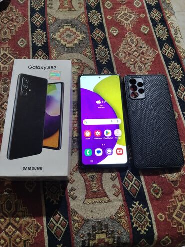 samsung c5 qiymeti: Samsung Galaxy A52, 128 GB, rəng - Qara, İki sim kartlı, Sənədlərlə