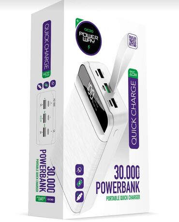 Powerbanklar: Powerbank 30000 mAh, Yeni