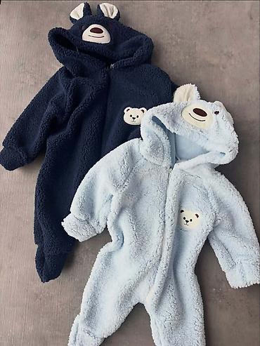 zara skafander za devojcice: Bebi zimski kombinezon – plišani „meda“ - Topao i mekan kombinezon od — 2