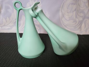 Ostali antikviteti: Bokali novi 1930g+ Viktorija porcelan Cehoslovacka. Novi rezedo — 6