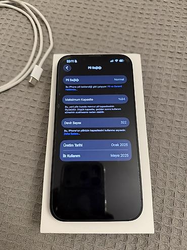 iphone 6 yeni: IPhone 16e, 128 GB, Qara — 7
