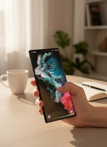 Samsung: Samsung Galaxy S22 Ultra, Б/у, 256 ГБ, цвет - Черный — 1