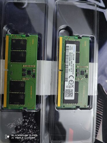 батареи для ноутбуков: Оперативная память, Б/у, Samsung, 16 ГБ, DDR5, 4800 МГц, Для ноутбука