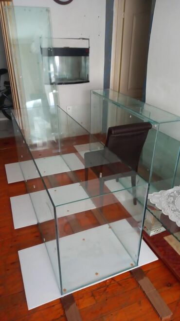 Akvariumlar: Salam isdənilən ölçüdə akvarium və terarium hazırlayıram aqama su — 1