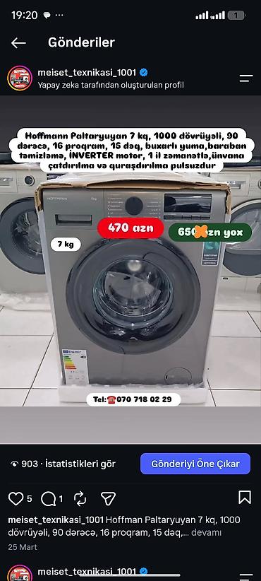 Стиральные машины: Anbardan satış Yoshiro, Gorenje və Toshiba önyükləməli paltaryuyan — 5