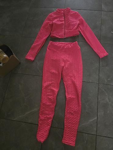 ugg rs: Dva‑dela sportski set – neon roze - Materijal: elastična — 1