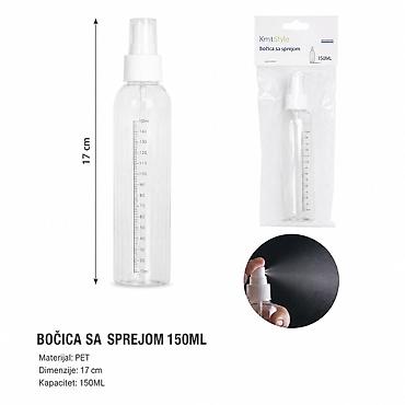 KMT Prozirna boca sa sprejom 150 ml (SKU: 3280656) - Brend: Kmt Style