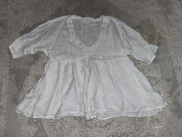 tunike veliki brojevi: 9Fashion Woman, 2XL (EU 44), Flax, color - White