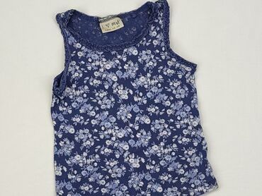 niebieska koszula satynowa: Koszulka, Next, 12-18 m, stan - Dobry