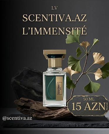 yara parfüm original: LV SCENTIVA.AZ L’IMMENSITÉ – ətir - Notalar: sitrus təravəti və — 1