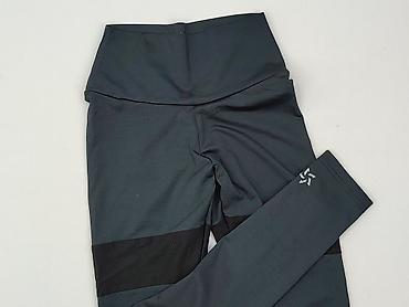 czarne dresy: Legginsy Sportowe damskie, rozmiar XS — 1