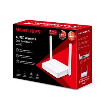 wifi усилитель: Mercusys MR20 Двухдиапазонный Wi‑Fi роутер AC750 Два диапазона Wi-Fi —