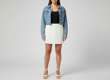 spódniczka skórzane plisowane: Sinsay, Women`s skirt, size XL