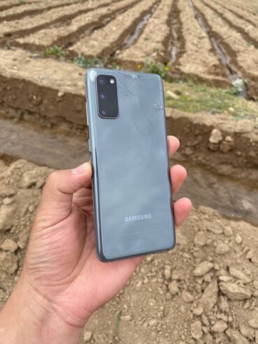телевондор: Samsung Galaxy S20, Колдонулган, 128 ГБ, түсү - Боз, 2 SIM, eSIM