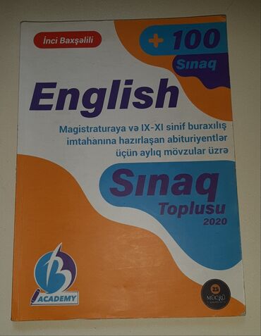 İngilis dili: İngilis dili, İnci Baxışəlili. 100+ sınaq toplusu 9-11ci siniflər