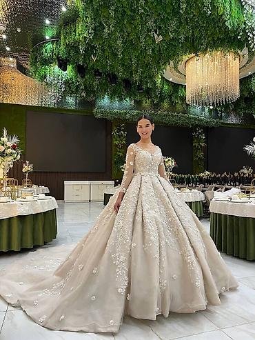 Свадебные платья: ❗Акция прокат и на продажу - Силуэт: пышная балльная юбка с длинным — 3