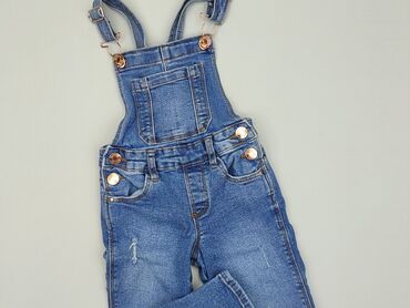 kombinezon 92 dziewczynka: Dungarees DenimCo, 1.5-2 years, 86-92 cm, condition - Good