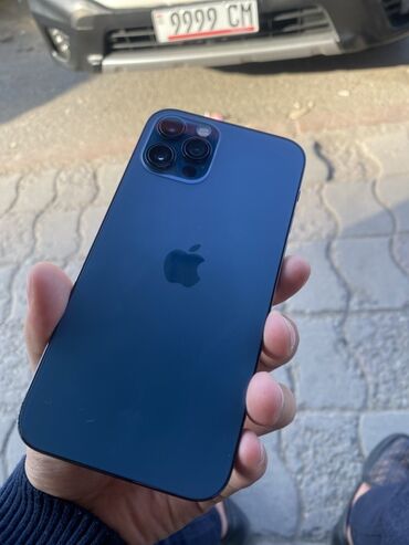 Apple iPhone: IPhone 12 Pro Max, Б/у, 128 ГБ, Pacific Blue, 100 %