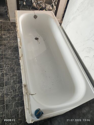 гор баня: Ванна Төрт бурчтук, Материалы: Болот, Өлчөмү: 170 x 70 см