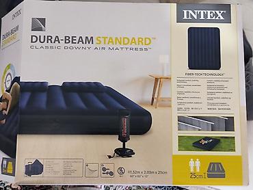 нодом: Надувной матрас Intex Dura-Beam Standard Classic Downy Air Mattress - — 1