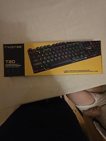 T-WOLF T20 Rainbow Backlit Gaming Keyboard Xüsusiyyətlər: - Rainbow at lalafo.az — 1 T-WOLF T20 Rainbow Backlit Gaming Keyboard Xüsusiyyətlər: - Rainbow — 1