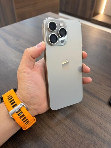 планшет айфон: IPhone 15 Pro Max, Б/у, 256 ГБ, Natural Titanium, Кабель