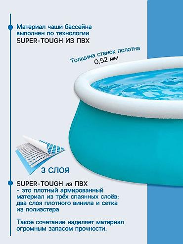 интекс: 🌊 Надувной бассейн + Насос в ПОДАРОК!🎁 — Подарите детям радость! — 4
