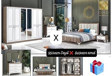 gold mobilya: Yataq otağı dəsti – Gold Mobilya Dəst tərkibi: - 6 qapılı qarderob — 1