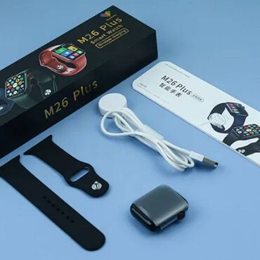 dete 75 v Azərbaycan | Yataq dəsti və ləvazimatları: Apple Watch ilə birə-bir eyni olan M26 Plus smart saatı. Üzərində