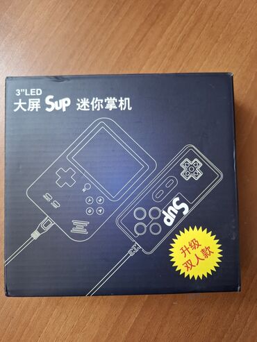 oyun ucun: Sup retro əl oyun konsolu – 3.0 düym geniş LED/LCD ekranlı, cibdə