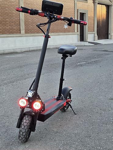 velosibet type 1: Elektrik skuter – oturacaqlı, güclü işıqlanmalı, iri təkərli model - — 1