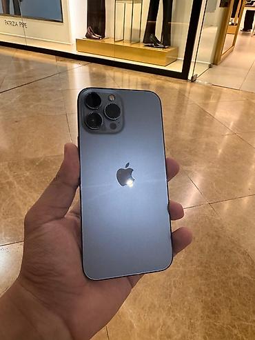 iphone 13 pro max baku electronics: IPhone 13 Pro Max, 256 GB, Sierra Blue, Face ID, Sənədlərlə, Zəmanət — 3