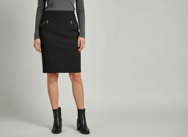 obcisła spódniczka czarne: Спідниця жіноча, розмір M