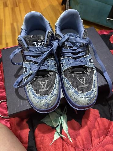 louis: Louis Vuitton Trainer Denim krossovkalar - Model: LV Trainer - — 1