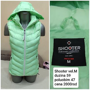 stepani prsluci: Shooter prsluk bez rukava, svetlozelene boje, sa kapuljačom — 2