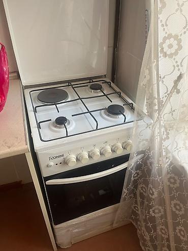 elektrik plite: RONNI 4 gözlü qaz plitəsi və elektrik sobası - Kombinə edilmiş model — 2
