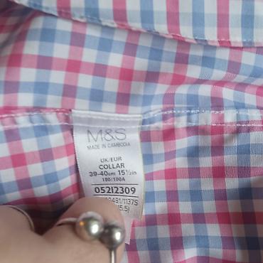 Košulje: Muška košulja M&S Collection – Slim Fit, L veličina - Materijal — 4