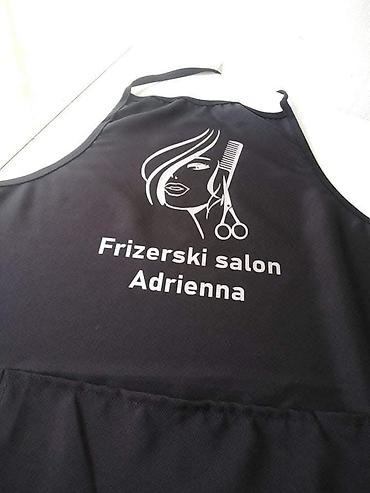 Kuhinjski tekstil: Kecelje personalizovane sa štampom po zelji. Kecelje u živim bojama — 21